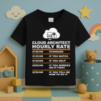 Cloud Architect hourly Rate USDProgrammer Hourly Rate Gift Toddler T-Shirt