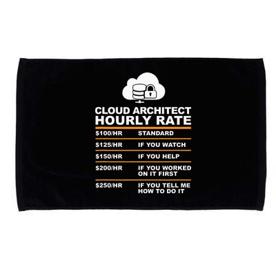 Cloud Architect hourly Rate USDProgrammer Hourly Rate Gift Microfiber Hand Towel