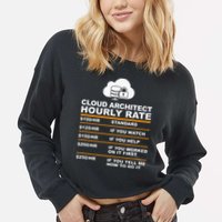 Cloud Architect hourly Rate USDProgrammer Hourly Rate Gift Cropped Pullover Crew