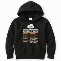 Cloud Architect hourly Rate USDProgrammer Hourly Rate Gift Kids Hoodie