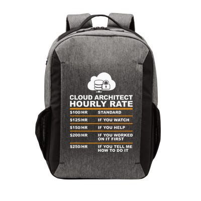 Cloud Architect hourly Rate USDProgrammer Hourly Rate Gift Vector Backpack