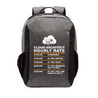 Cloud Architect hourly Rate USDProgrammer Hourly Rate Gift Vector Backpack