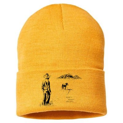 Cowboy American Heartbreak Country Music Sustainable Knit Beanie