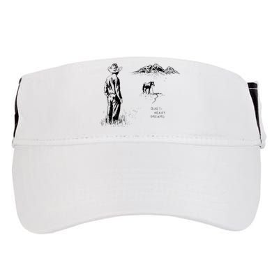 Cowboy American Heartbreak Country Music Adult Drive Performance Visor