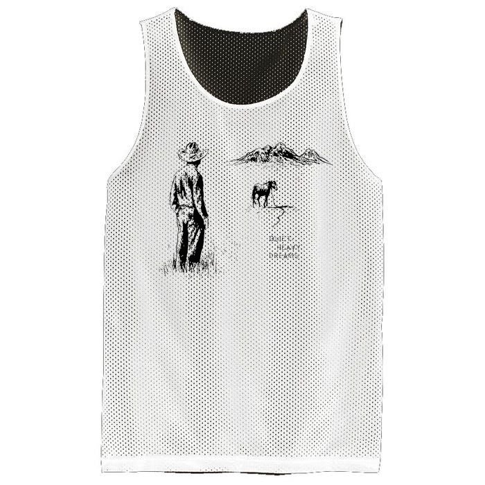 Cowboy American Heartbreak Country Music Mesh Reversible Basketball Jersey Tank