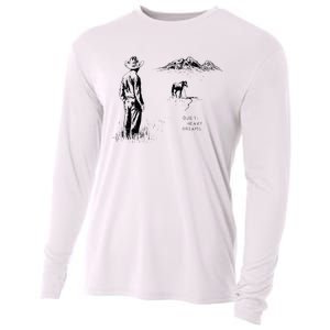 Cowboy American Heartbreak Country Music Cooling Performance Long Sleeve Crew