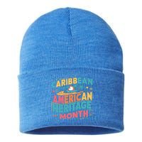 Caribbean American Heritage Month Gift Sustainable Knit Beanie