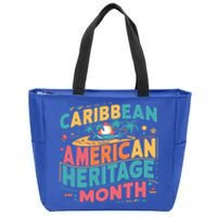 Caribbean American Heritage Month Gift Zip Tote Bag