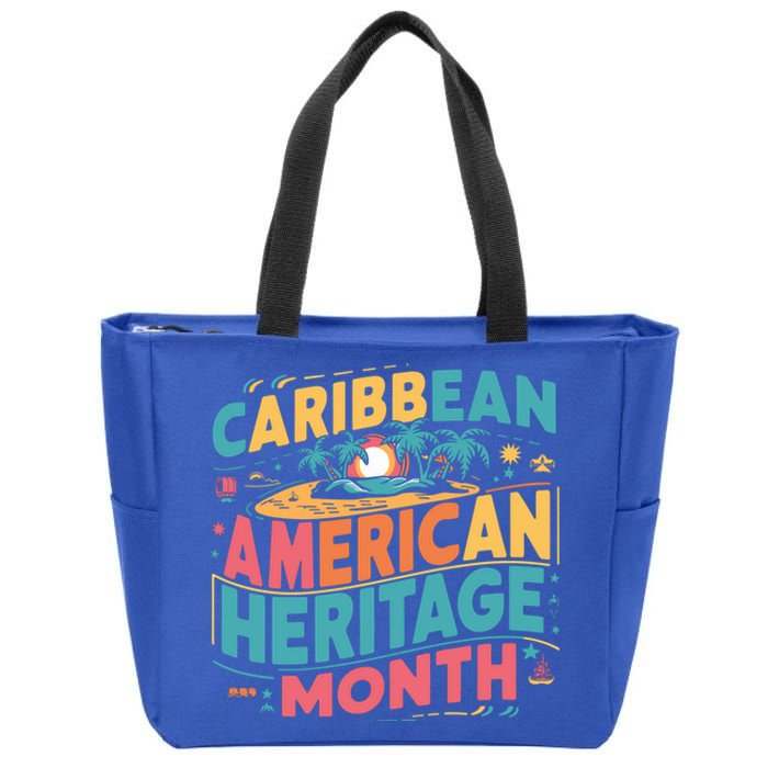 Caribbean American Heritage Month Gift Zip Tote Bag