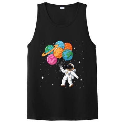 Cute Astronaut Holding Planet Balloons STEM PosiCharge Competitor Tank