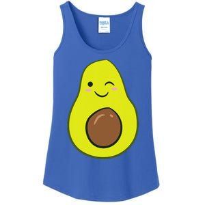 Cute Avocado Halloween Costume Kawaii Avocado Ladies Essential Tank