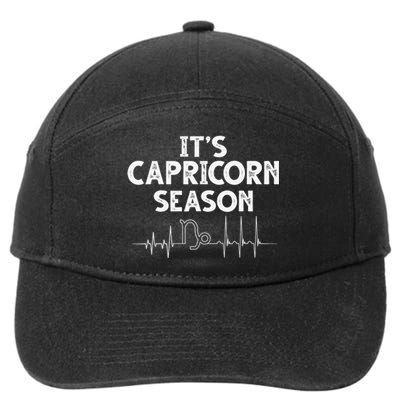 Capricorn AF Horoscope Astrological Sign 7-Panel Snapback Hat