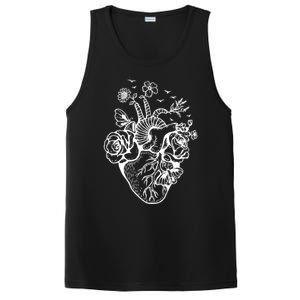 Cute Anatomical Heart Cardiac Nurse Student Gift Cute Gift PosiCharge Competitor Tank