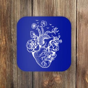 Cute Anatomical Heart Cardiac Nurse Student Gift Cute Gift Coaster