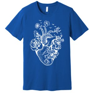 Cute Anatomical Heart Cardiac Nurse Student Gift Cute Gift Premium T-Shirt