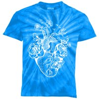 Cute Anatomical Heart Cardiac Nurse Student Gift Cute Gift Kids Tie-Dye T-Shirt