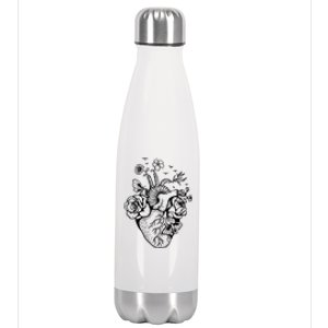 Cute Anatomical Heart Cardiac Nurse Student Gift Cute Gift Stainless Steel Insulated Water Bottle