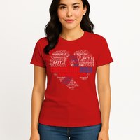 CHD Awareness Heart Disease Fighting Hope Support Warrior Womens T-Shirt