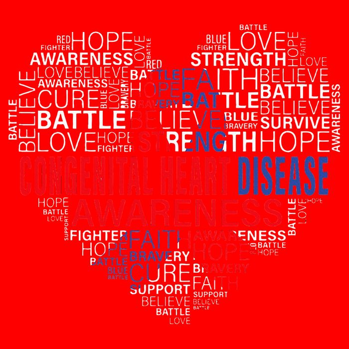 CHD Awareness Heart Disease Fighting Hope Support Warrior Womens T-Shirt