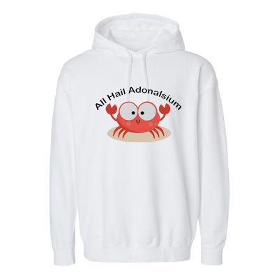 Crab All Hail Adonalsium Garment-Dyed Fleece Hoodie