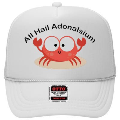 Crab All Hail Adonalsium High Crown Mesh Back Trucker Hat