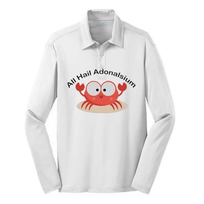 Crab All Hail Adonalsium Silk Touch Performance Long Sleeve Polo