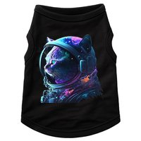 Cat Astronaut In Space Suit And Helmet In The Cosmos Funny Doggie Tank