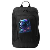 Cat Astronaut In Space Suit And Helmet In The Cosmos Funny City Backpack
