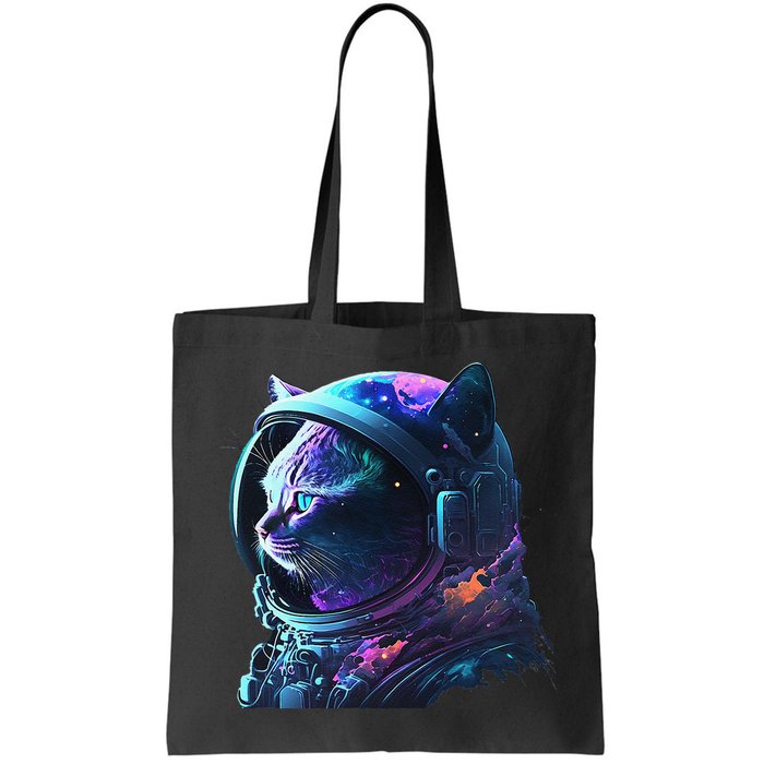 Cat Astronaut In Space Suit And Helmet In The Cosmos Funny Bag