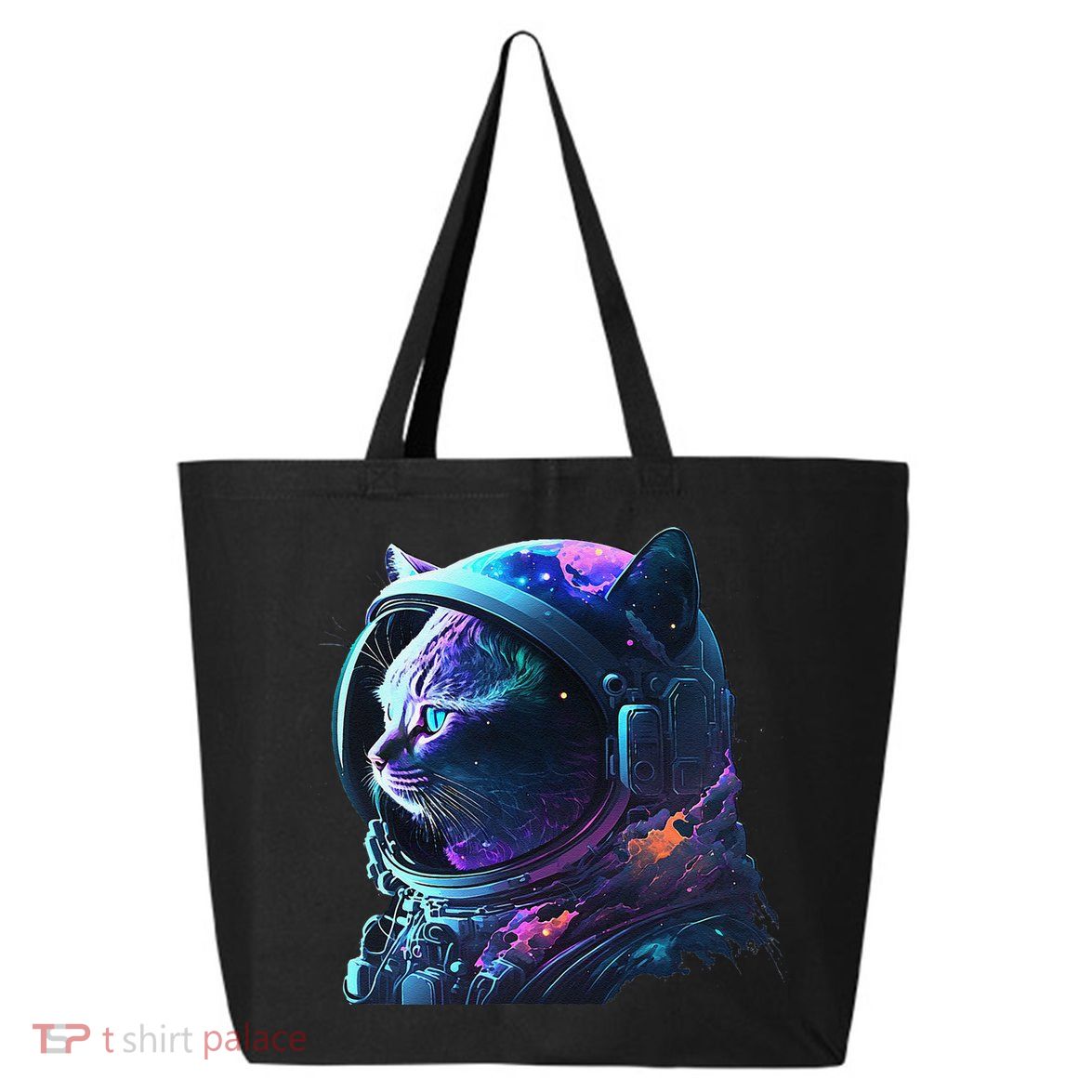 Cat Astronaut In Space Suit And Helmet In The Cosmos Funny 25L Jumbo Tote