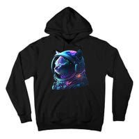 Cat Astronaut In Space Suit And Helmet In The Cosmos Funny Tall Hoodie