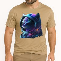 Cat Astronaut In Space Suit And Helmet In The Cosmos Funny Performance Shirt