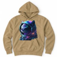 Cat Astronaut In Space Suit And Helmet In The Cosmos Funny Hoodie