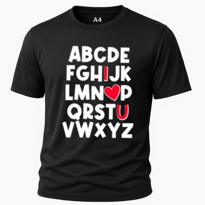 Cute Abcs I Love You Valentine School Teacher Student Life Performance Shirt