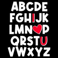 Cute Abcs I Love You Valentine School Teacher Student Life 16 in Basic Backpack