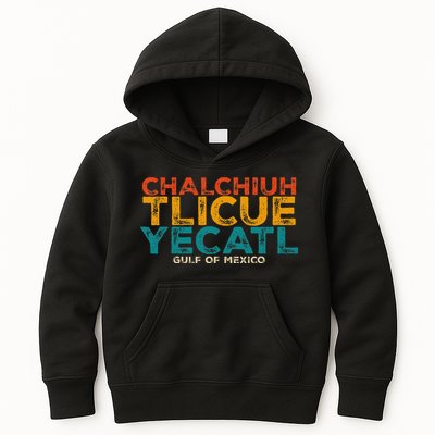 Chalchiuhtlicueyecatl Aztec Indian Gulf Of Mexico Since 1672 Kids Hoodie