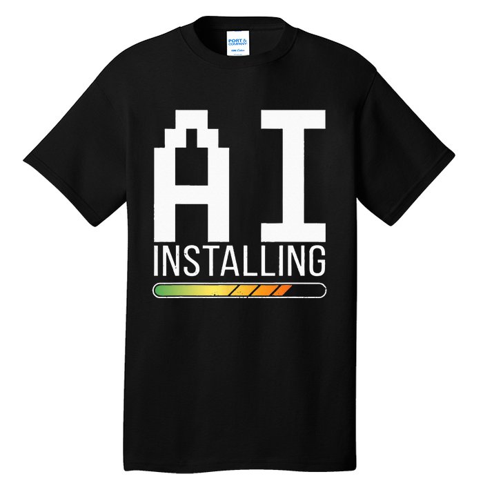 Cognitive AI Installing Tall T-Shirt