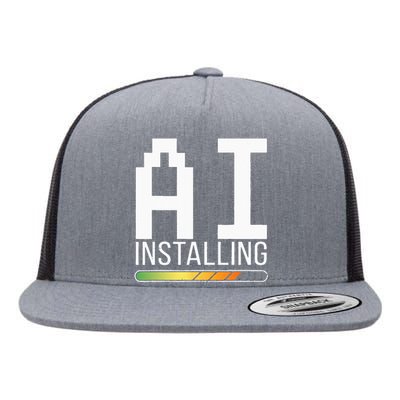 Cognitive AI Installing Flat Bill Trucker Hat