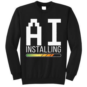 Cognitive AI Installing Tall Sweatshirt