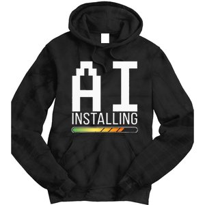 Cognitive AI Installing Tie Dye Hoodie