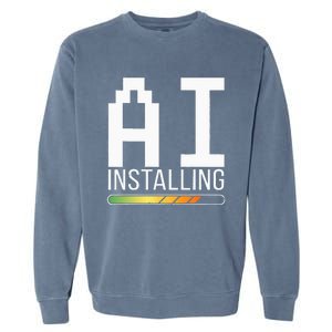 Cognitive AI Installing Garment-Dyed Sweatshirt