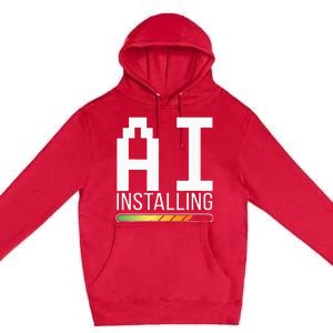 Cognitive AI Installing Premium Pullover Hoodie