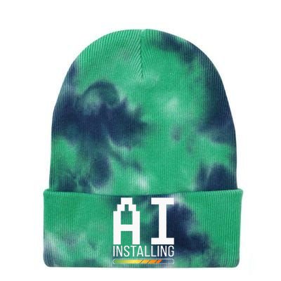 Cognitive AI Installing Tie Dye 12in Knit Beanie