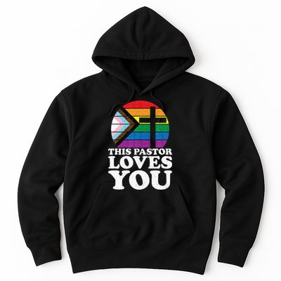 Christian Ally Inclusive Pride Clergy This Pastor Loves You Hoodie