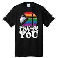 Christian Ally Inclusive Pride Clergy This Pastor Loves You Tall T-Shirt