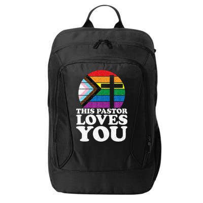 Christian Ally Inclusive Pride Clergy This Pastor Loves You City Backpack