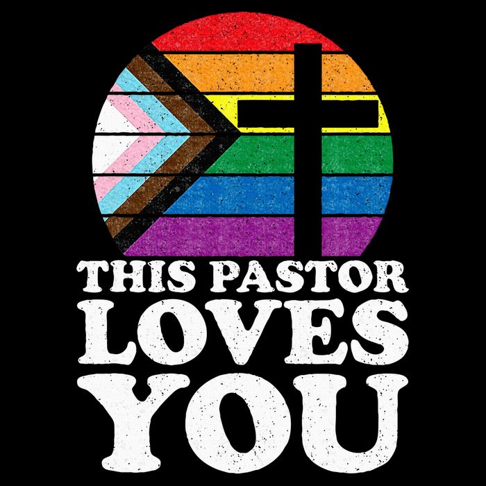 Christian Ally Inclusive Pride Clergy This Pastor Loves You Sustainable Bucket Hat