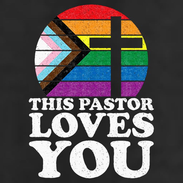Christian Ally Inclusive Pride Clergy This Pastor Loves You Adult Drive Performance Visor