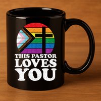 Christian Ally Inclusive Pride Clergy This Pastor Loves You 11oz C Handle Ceramic Mug