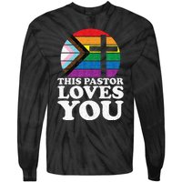 Christian Ally Inclusive Pride Clergy This Pastor Loves You Tie-Dye Long Sleeve Shirt